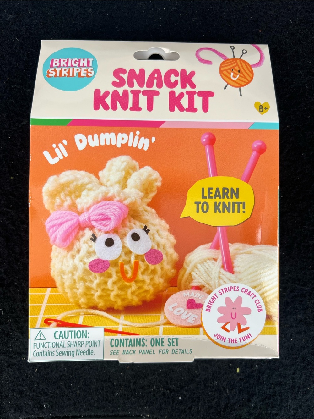 Bright Stripes Snack Knit Kit | Brand New Kit!